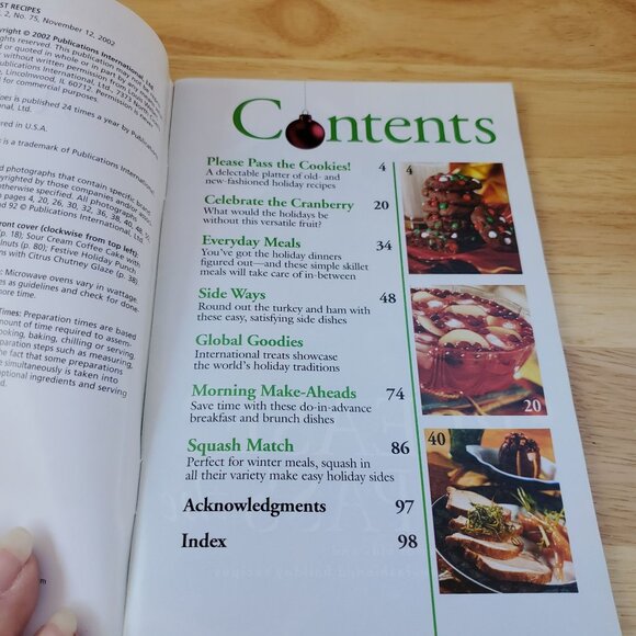 Set Of 5 Holiday Cookbooks Old-Fashioned Holidays Bake Sale Favorites & More - Picture 14 of 16